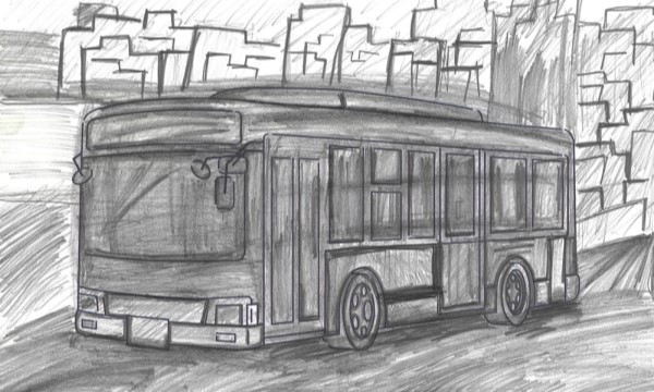 都市のバス